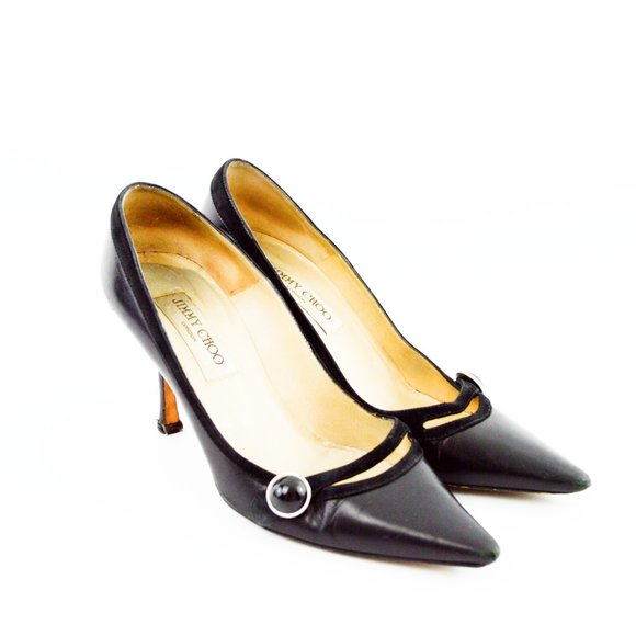 Jimmy Choo Leather Pumps #138-101